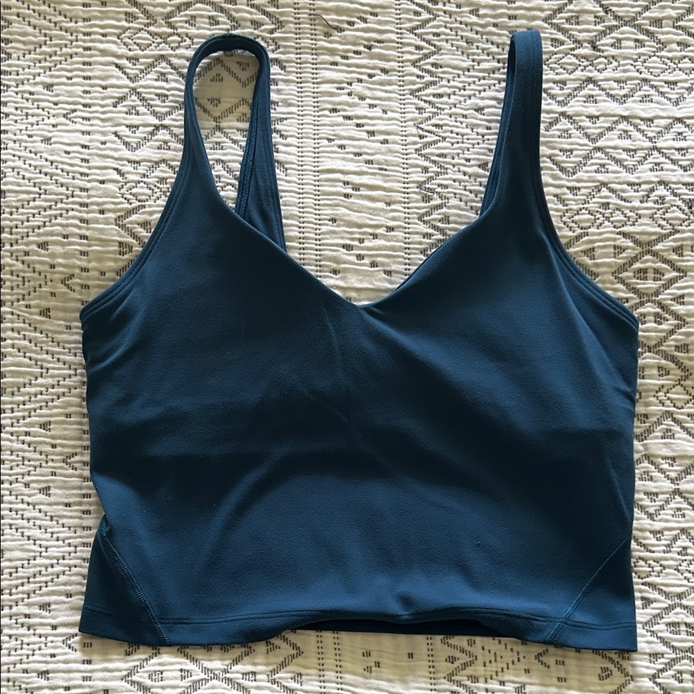 Lululemon Athletica Teal Crop Top